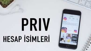 priv hesap isimleri